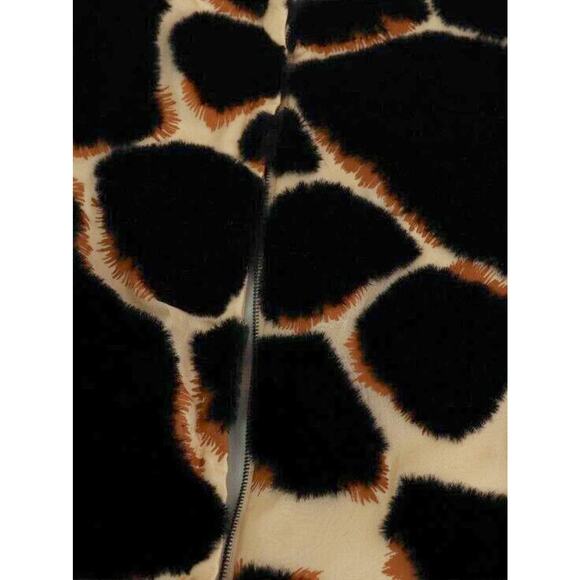 NWT DOLCE & GABBANA Runway Giraffe Print Mini Dress Brown IT 44 / L - Picture 9 of 11
